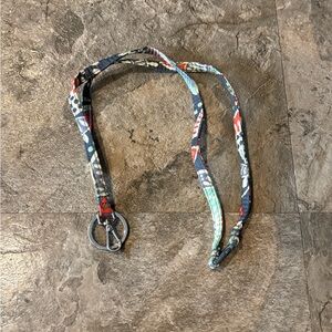 Vera Bradley Lanyard in Nomadic Floral Pattern